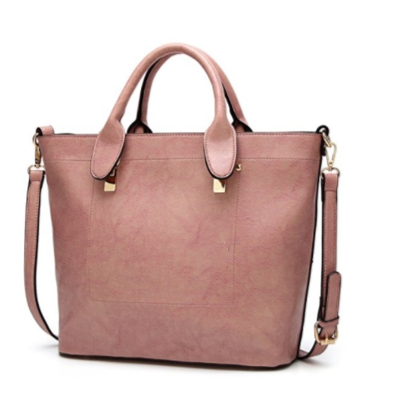 MILLIE Pink Top Handle Tote Bag - Picture 2 of 3